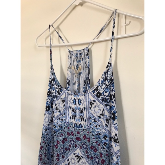 Morrisday The Label Blue Patterned Summer Dress - Picture 3 of 6